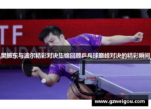 樊振东与波尔精彩对决集锦回顾乒乓球巅峰对决的精彩瞬间