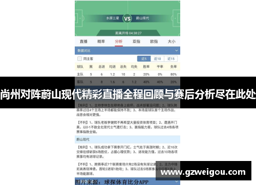 尚州对阵蔚山现代精彩直播全程回顾与赛后分析尽在此处